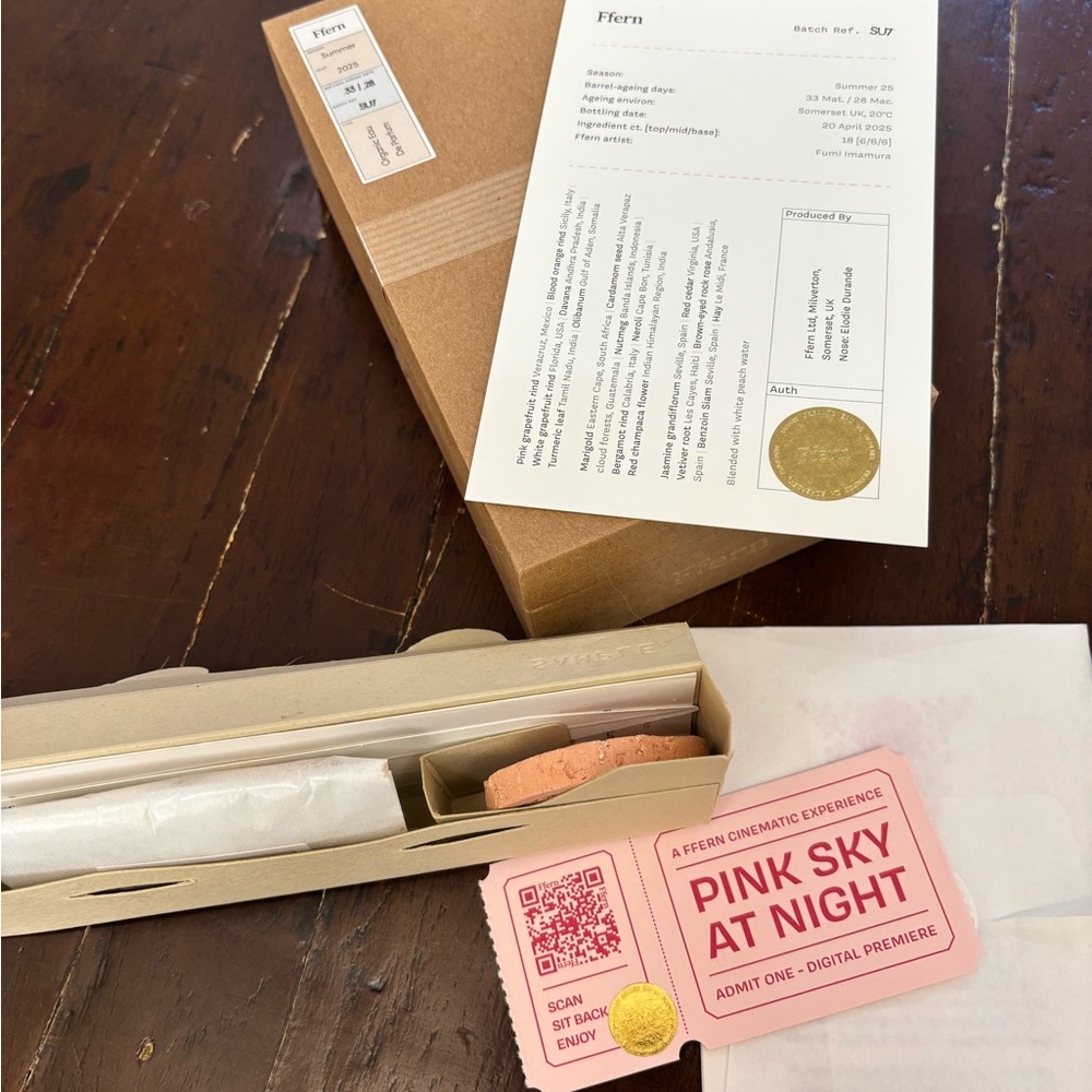 Ffern Summer 25 Organic Eau de Parfum Tester Accessories (NOT incl large bottle)